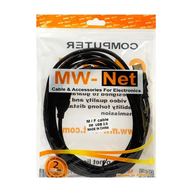 کابل افزایش USB مدل MW-Net به طول 3 متر – حراج استثنایی به قیمت خرید — تصویر ۳