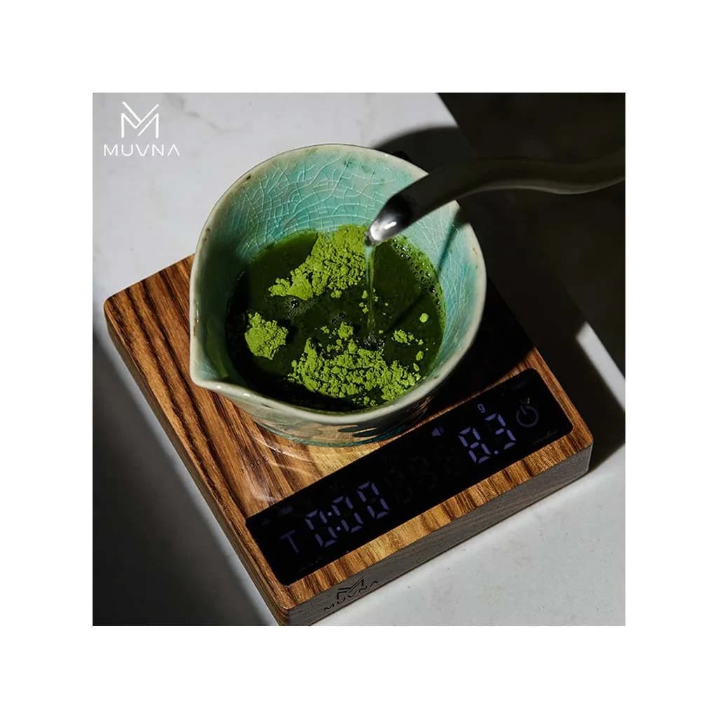 اسکیل قهوه دیجیتال چوب گردو MUVNA — تصویر ۲