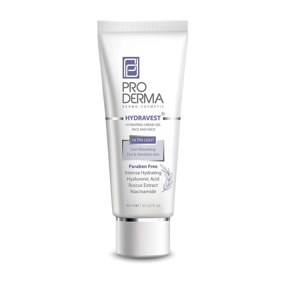 کرم ژل آبرسان صورت و گردن هیدرا وست 40ml پرودرما Proderma — تصویر ۲