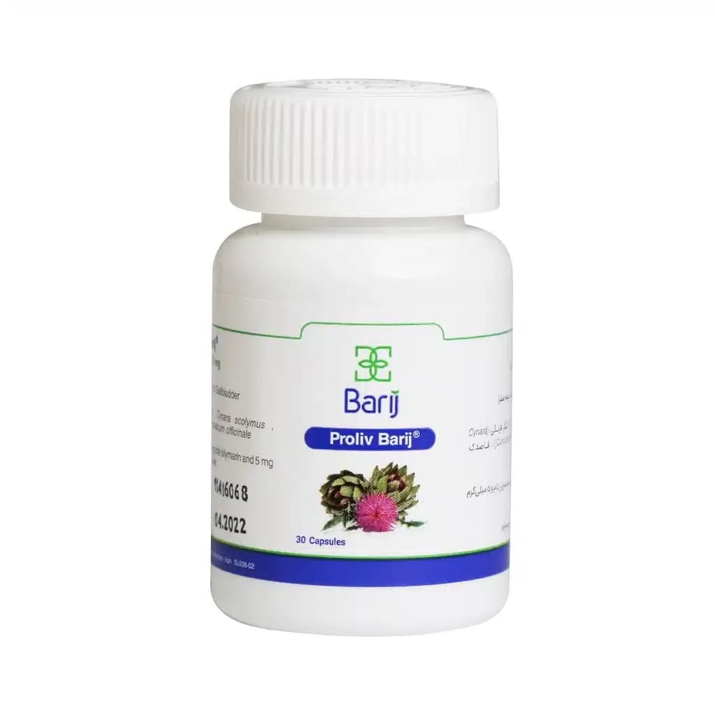 کپسول پرولیو باریج اسانس 30 عدد (Barij Essence Proliv) — تصویر ۲