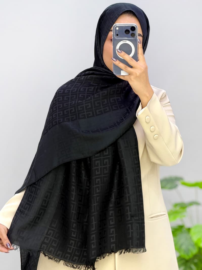 شال ژاکارد آرن کد 12077
