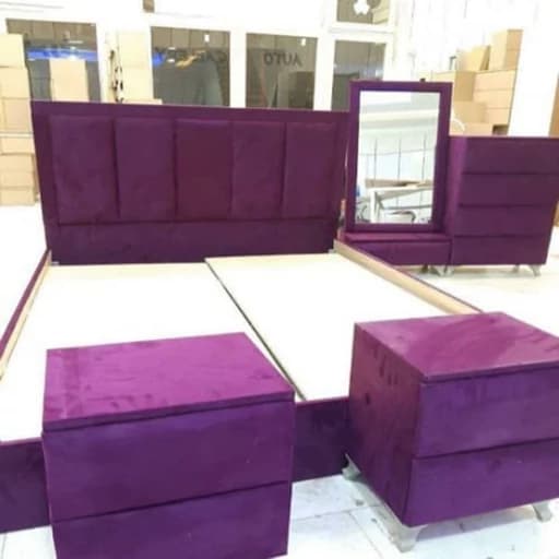 سرویس تخت دونفره هزینه ارسال با مشتری) مبلمان فرنا مدل 1140739
