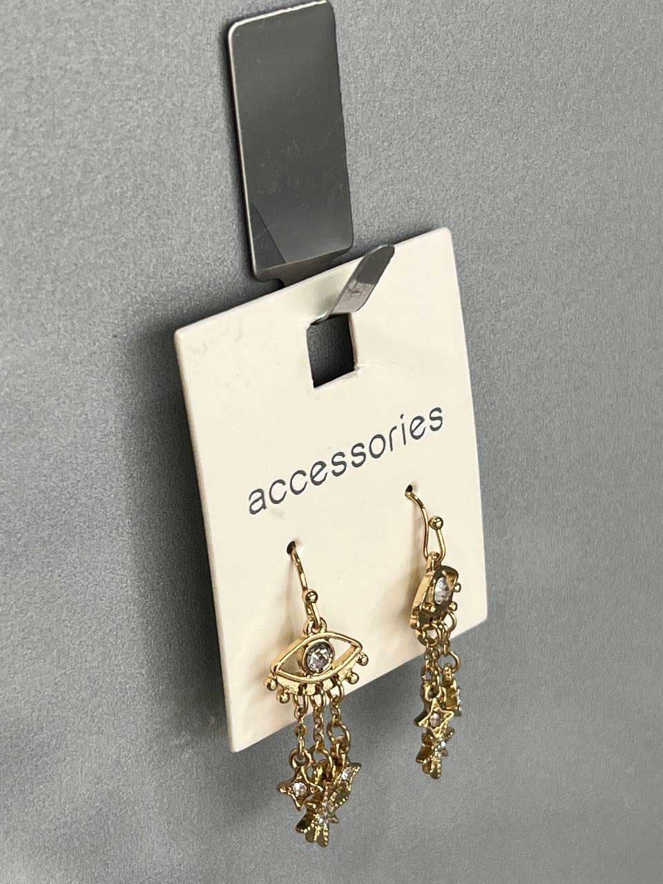 ✨ گوشواره طلایی چشم و ستاره Accessories — تصویر ۲