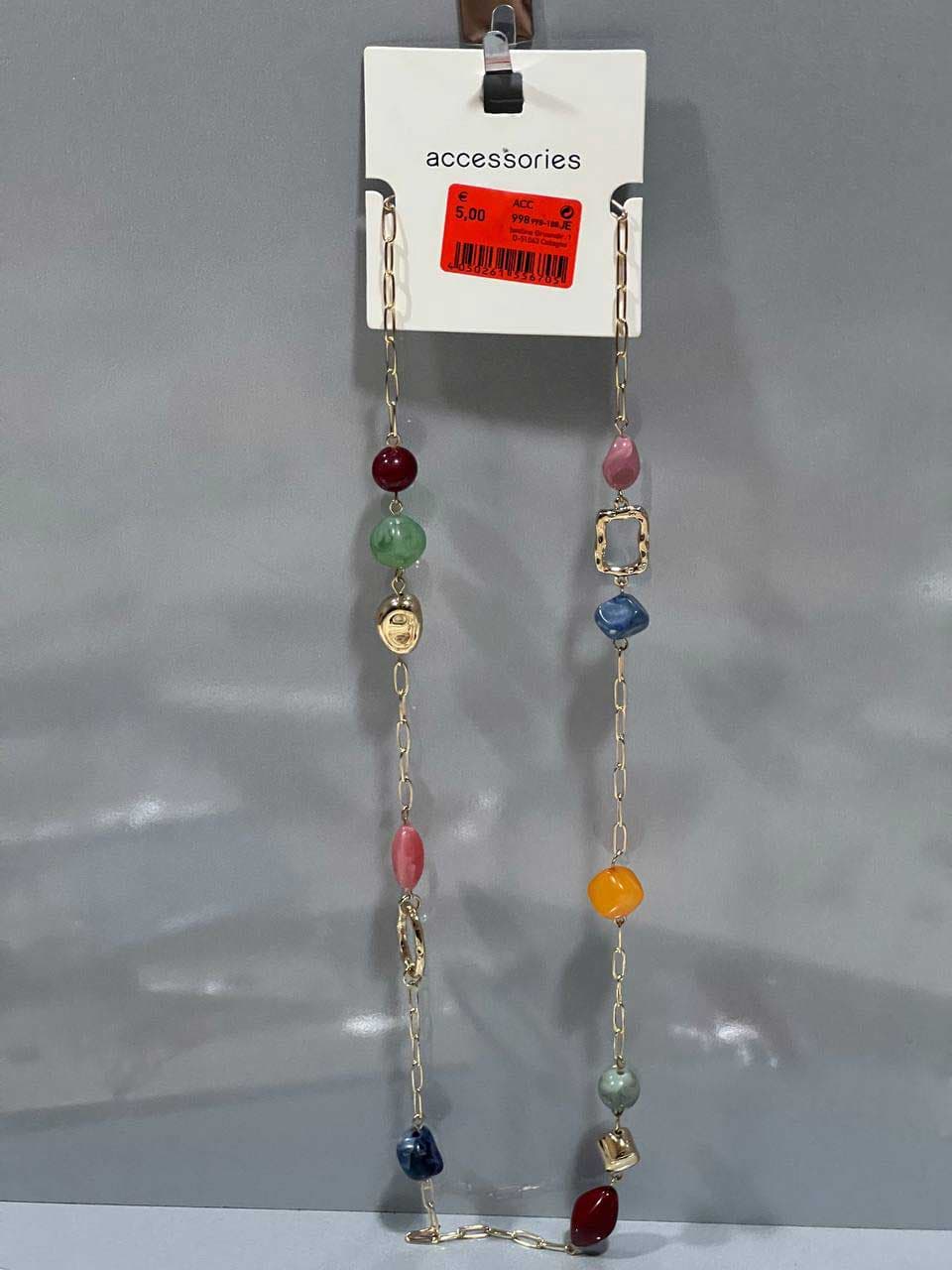 گردنبند سنگ رنگی برند Accessories