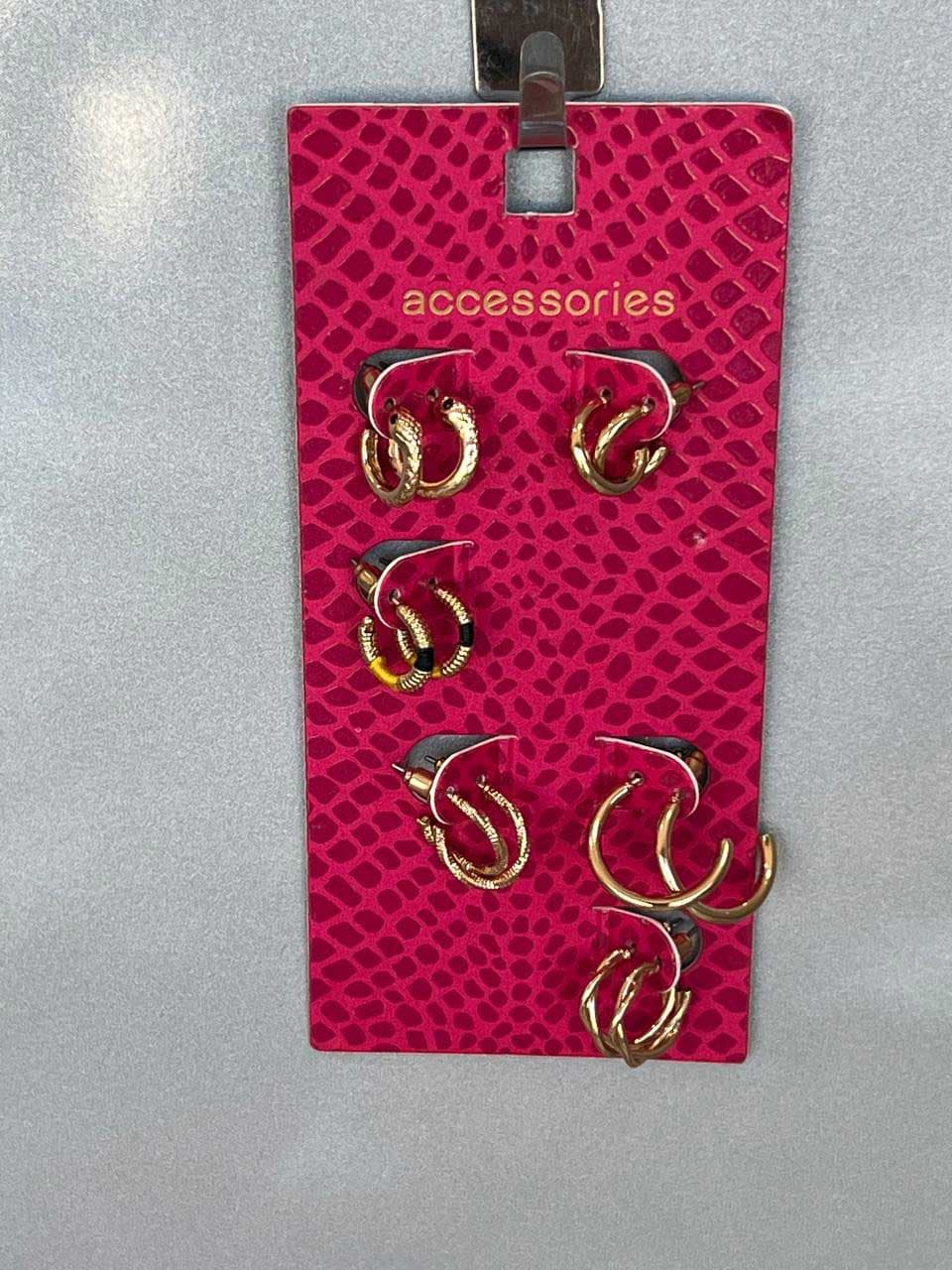 ۶ جفت گوشوارهی فلزی از برند Accessories