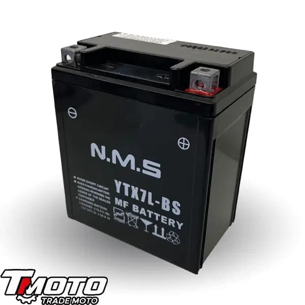 باتری موتورسیکلت 12ولت7 آمپر بلند NMS