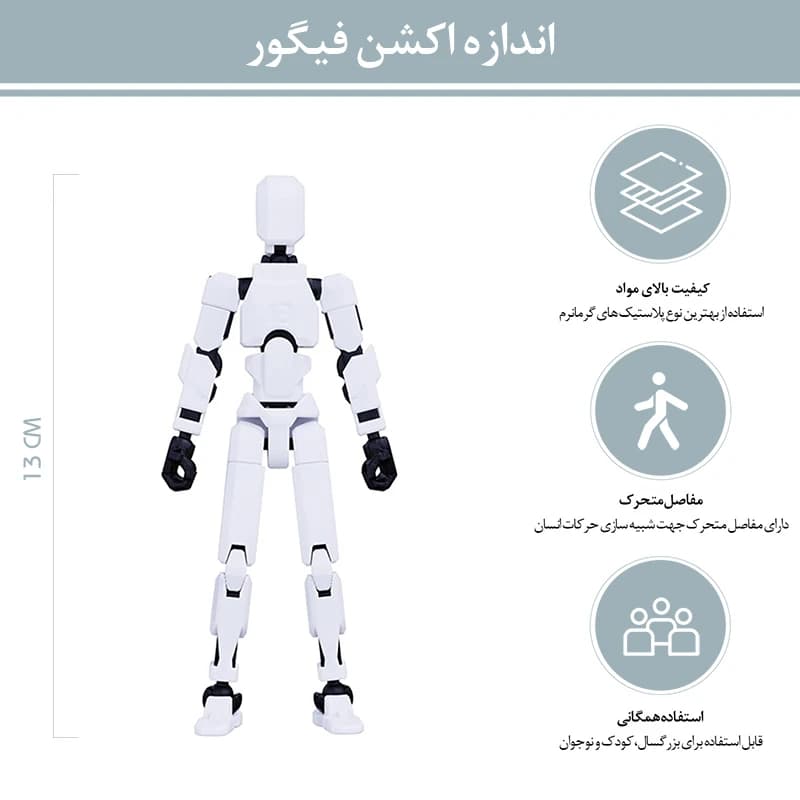اکشن فیگور لاکی 13 مدل Dummy 13 کد W13 — تصویر ۴