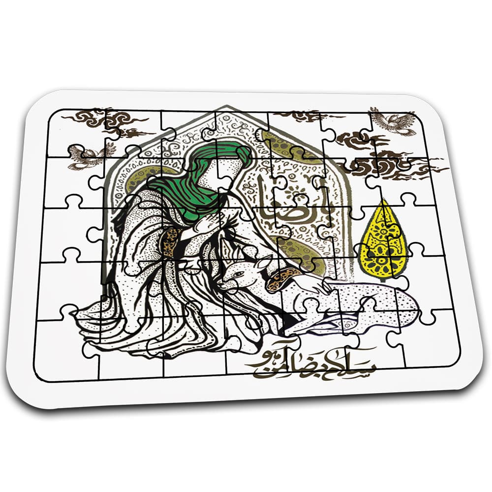 پازل با عکس امام رضا طرح «ضامن آهو» کد PZ200