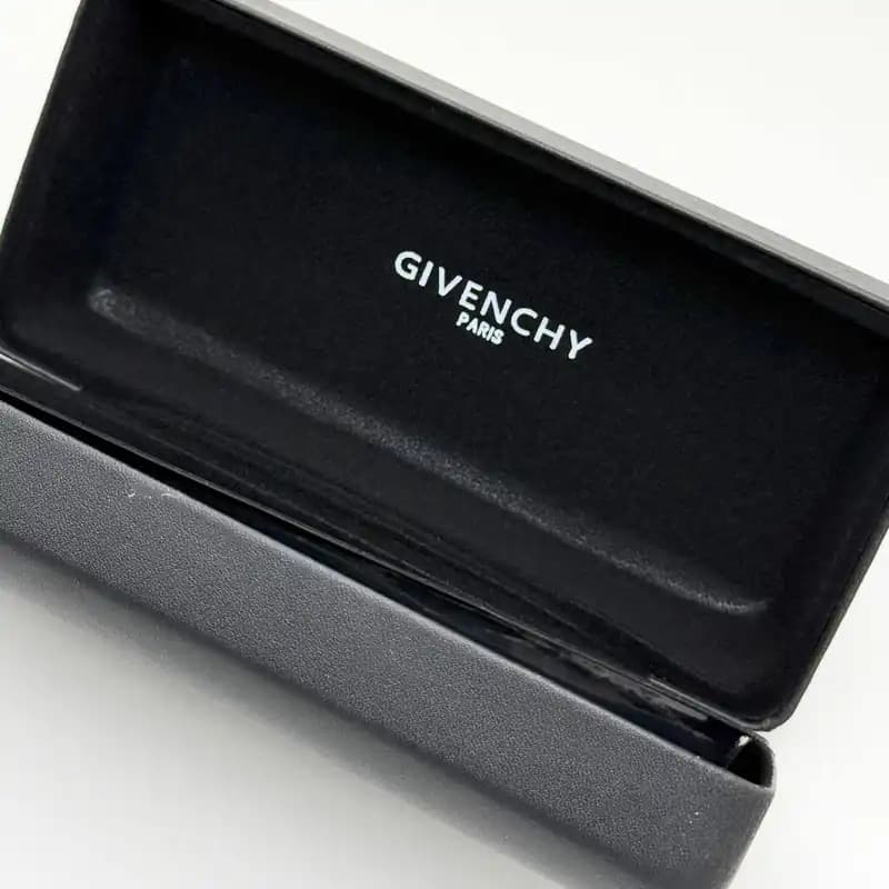 پک و قاب عینک اورجینال ژیوانشی Givenchy پاریس هارد صدفی مشکی مات — تصویر ۳