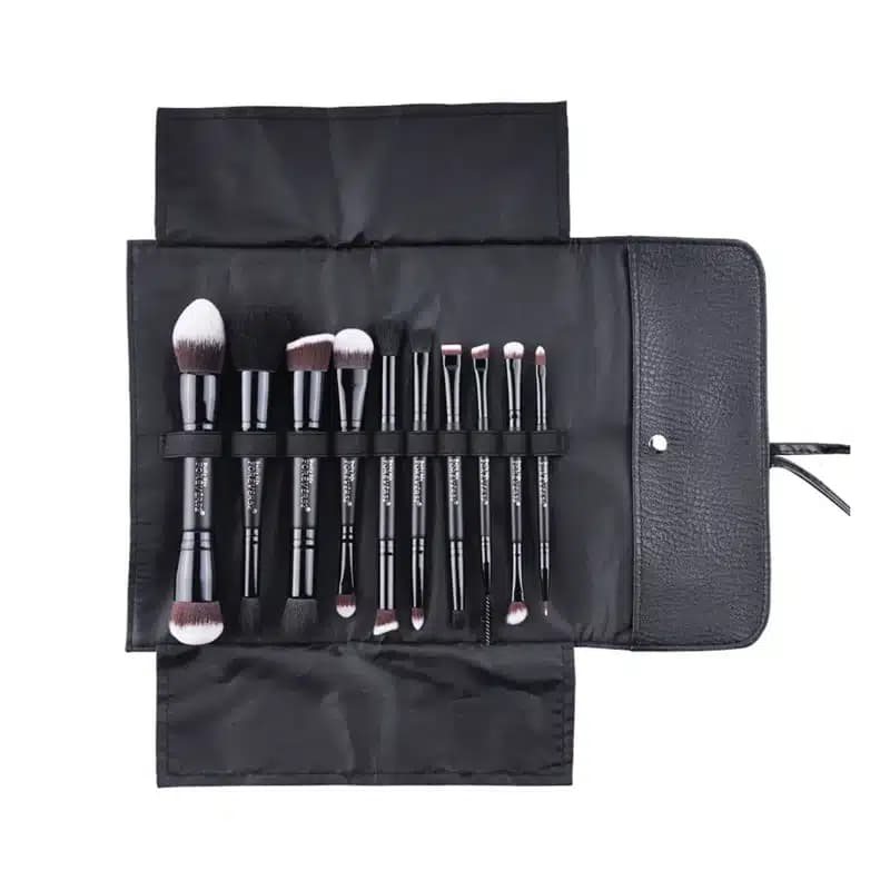 ست براش آرایشی 10 عددی دوطرفه فوراور 52 Forever52 دارای کیف نگهدارنده مدل XZ003