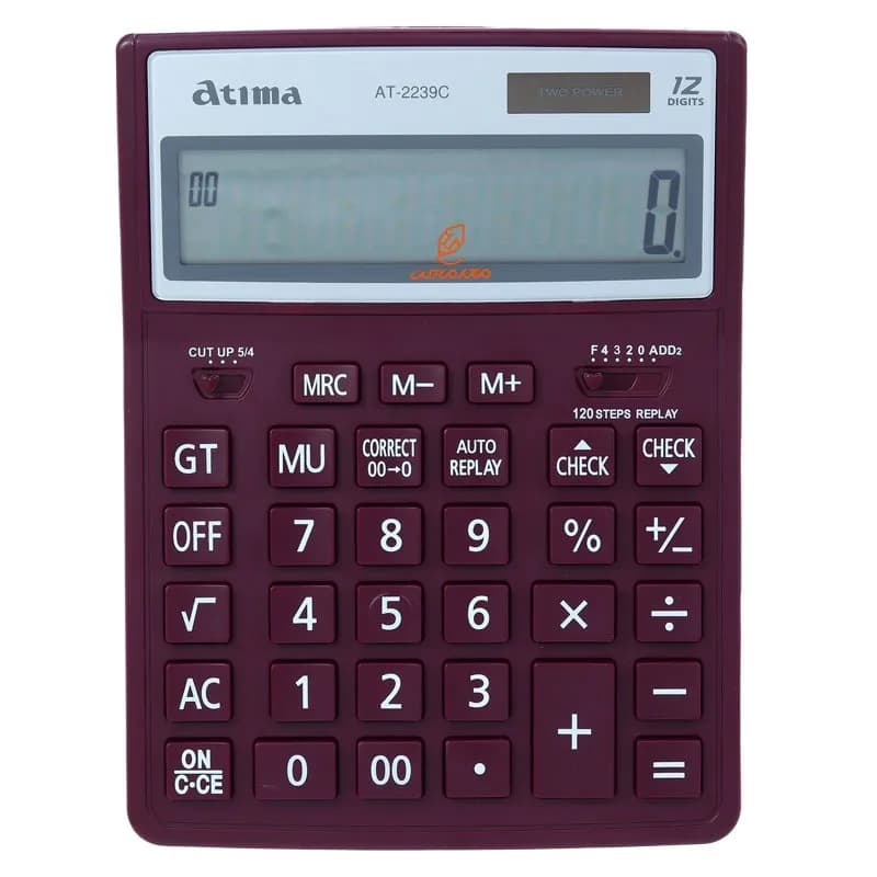 ماشین حساب رومیزی 12 رقمی مدل AT-2239 آتیما ATIMA — تصویر ۲