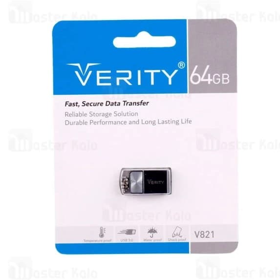 فلش مموری وریتی V 821 USB 3 ظرفیت 64 گیگابایت — تصویر ۳