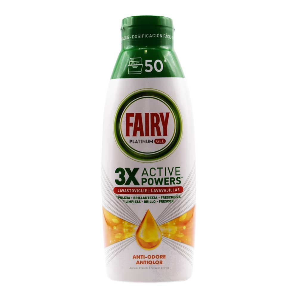 ژل ماشین ظرفشویی فیری Fairy اصل اسپانیا مدل Antiolor حجم 900 میلی لیتر