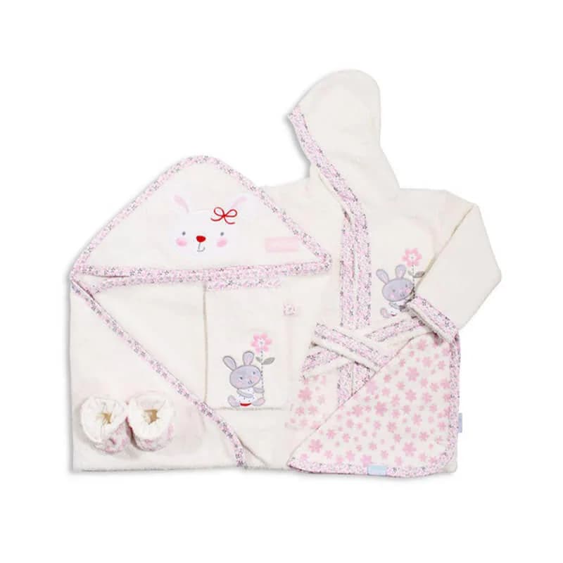 سرويس حوله 5تكه Little Bunny خرگوش كوچولو رزبرن