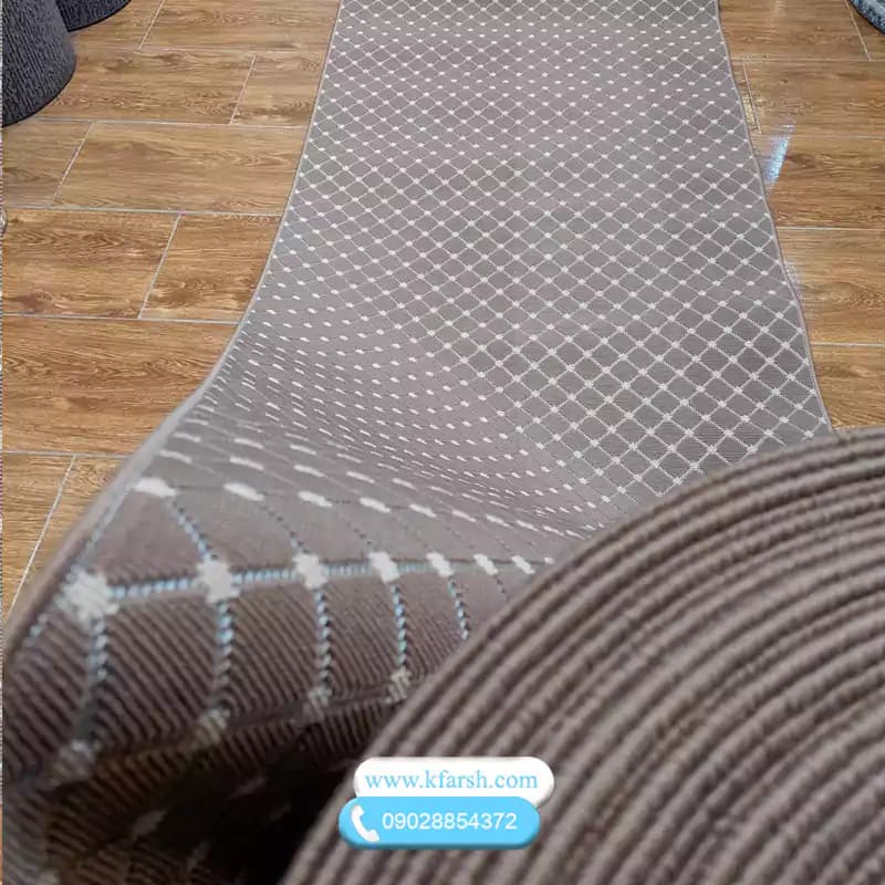 کناره گلیم متری ساده پینترستی رنگ بژ کد 783 — تصویر ۲