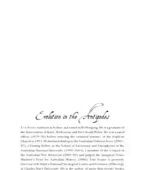 دانلود کتاب Evolution in the Antipodes: Charles Darwin and Australia – تکامل در آنتی پادها: چارلز داروین و استرالیا