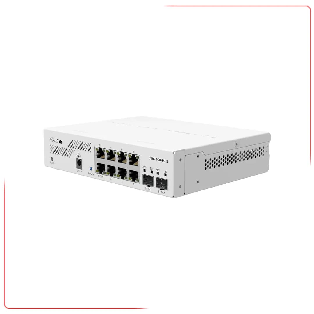 سوئیچ میکروتیک مدل CSS610-8G-2S+IN