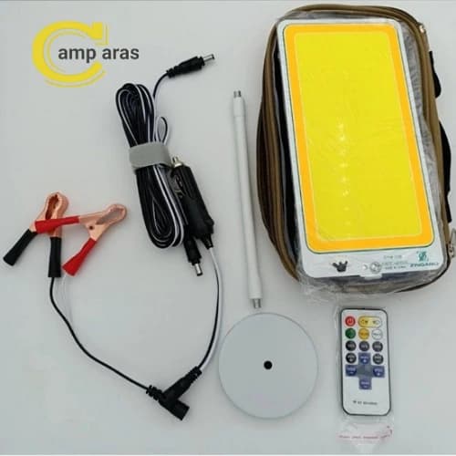 چراغ کمپینگ لنسری زینگارو مدل 07COB 80W ریموت دار — تصویر ۴
