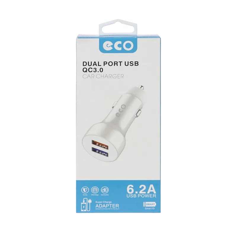 شارژر فندکی اکو 6.2A 30W مدل DK-603 – حراج استثنایی به قیمت خرید — تصویر ۳