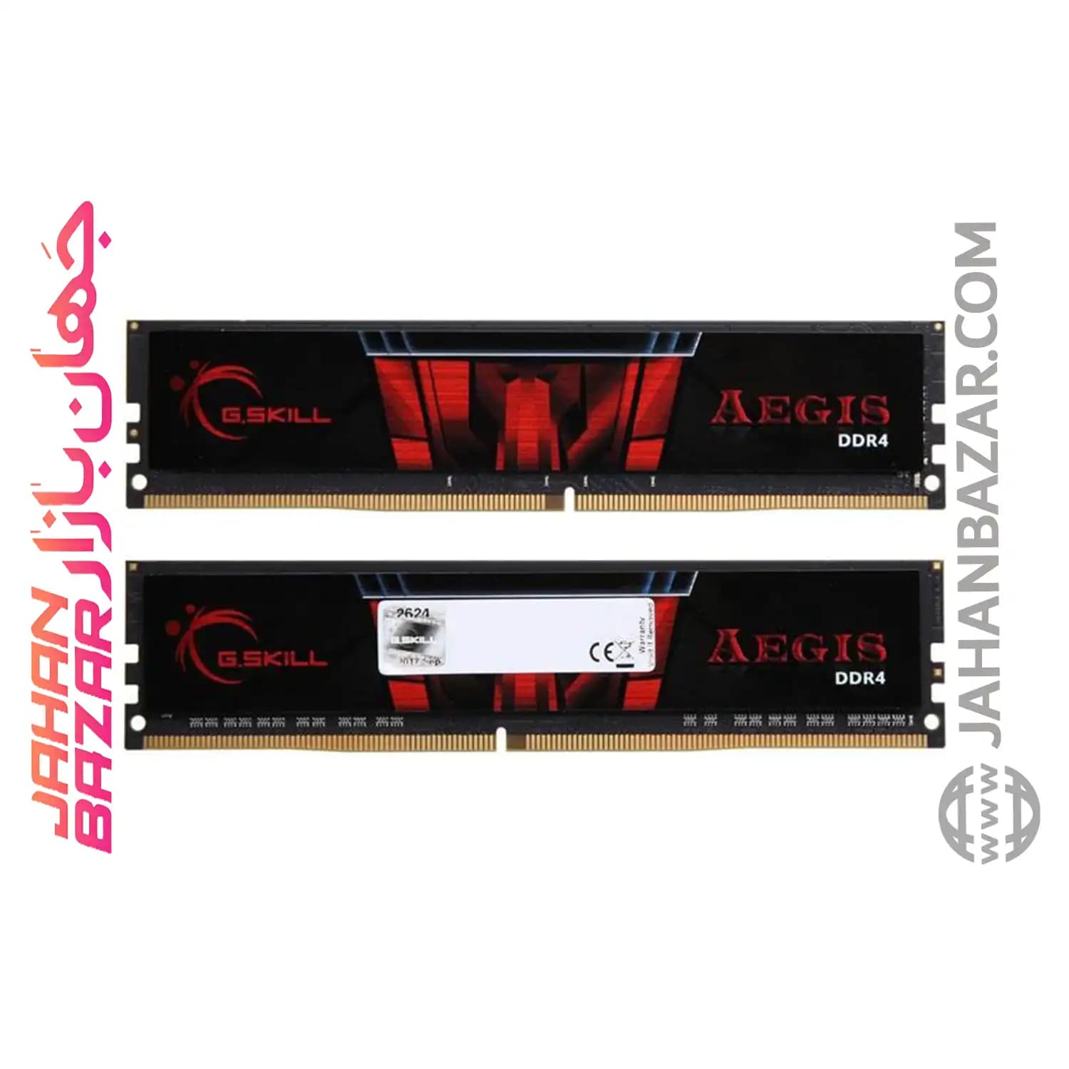 رم دسکتاپ جی اسکیل DDR4 دو کاناله MHz 3200 G.Skill AEGIS ظرفیت CL16 16GB — تصویر ۳