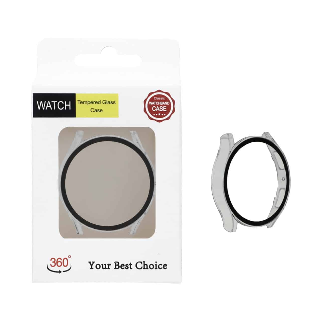 ست محافظ گارد گلس سامسونگ واچ 6 WATCH – سایز 40 میلیمتری – شفاف (پک دار) — تصویر ۲