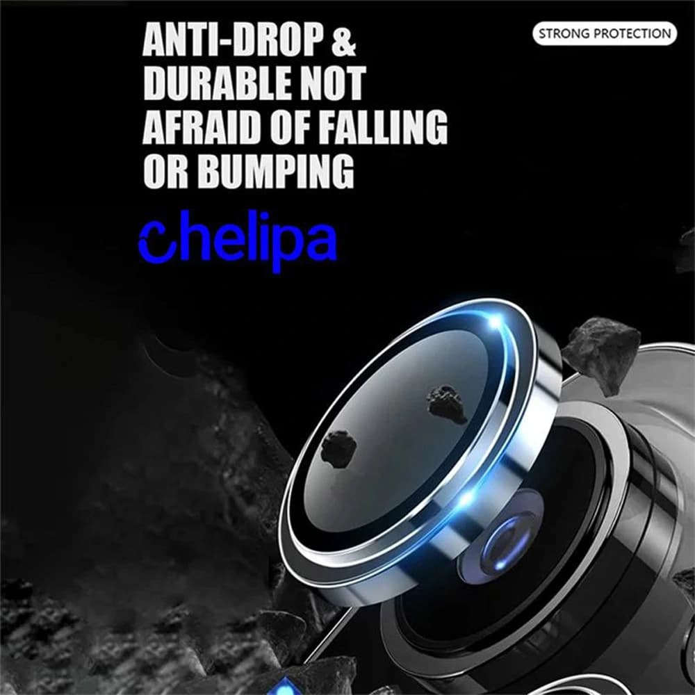 محافظ دوربین رینگی فلزی iPhone 18 Pro Max مارک Chelipa — تصویر ۷