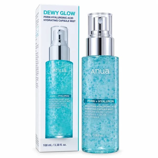 اسپری آبرسان و شفاف کننده کپسولی آنوا PDRN Hyaluronic Acid حجم 100 میل