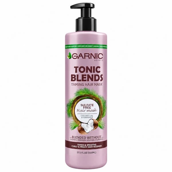 ماسک موهای فر و وز گارنیک Tonic Blends بدون سولفات حجم 500 میل