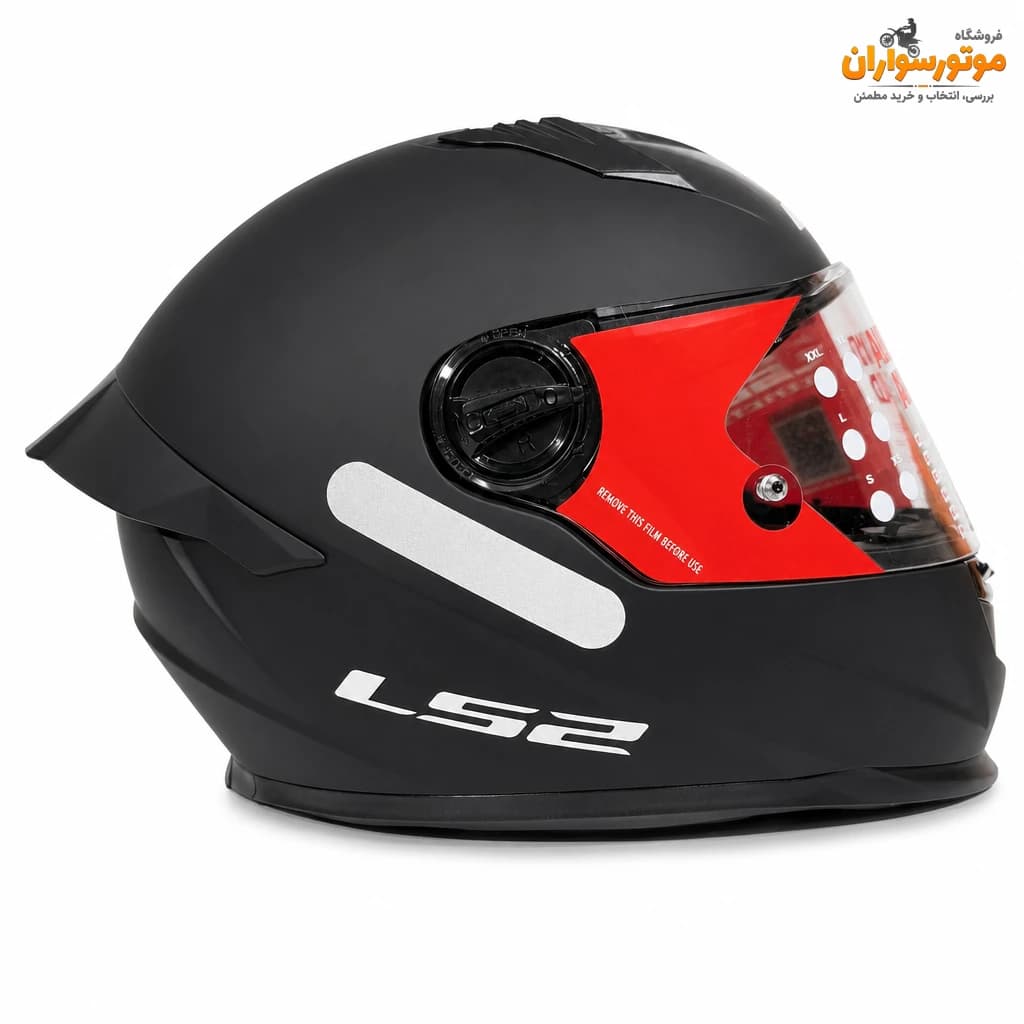 کلاه کاسکت فک ثابت LS2 LVcool مشکی مات