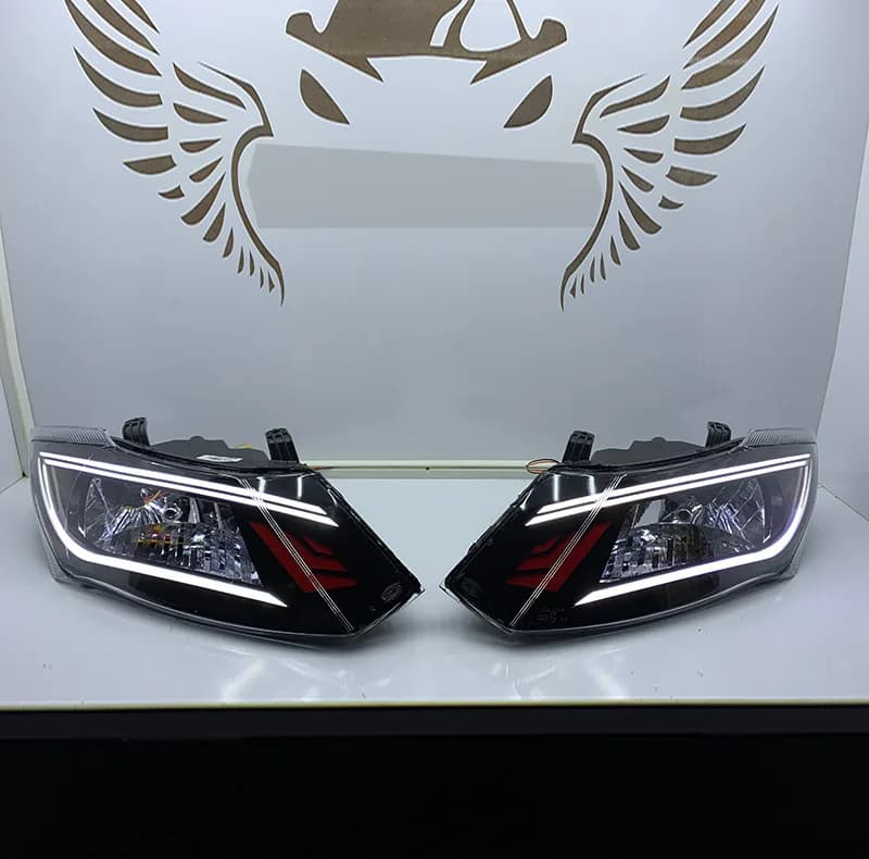 چراغ جلو خودرو گروه پژوهش صنعت مدرن مدل Dodge-W مناسب برای ساینا و کوئیک بسته دو عددی — تصویر ۳
