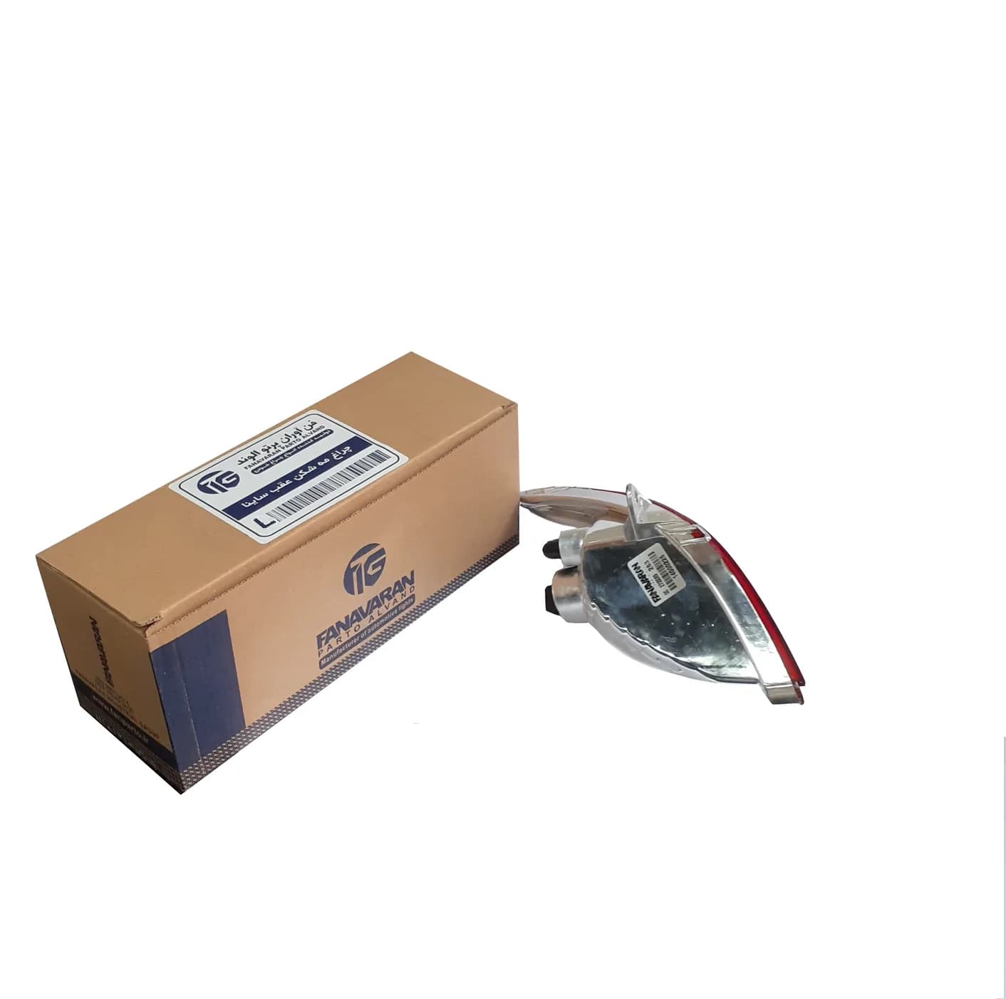 چراغ مه شکن عقب چپ خودرو شرکت فن آوران پرتو الوند کد TN210265402 مناسب برای ساینا — تصویر ۳