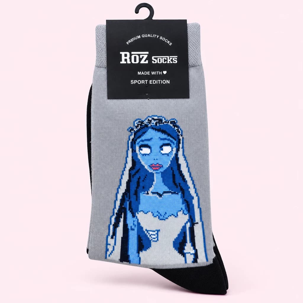 جوراب فانتزی ساقدار رز ساکس (Roz Socks) | ۵ طرح کارتونی خاص