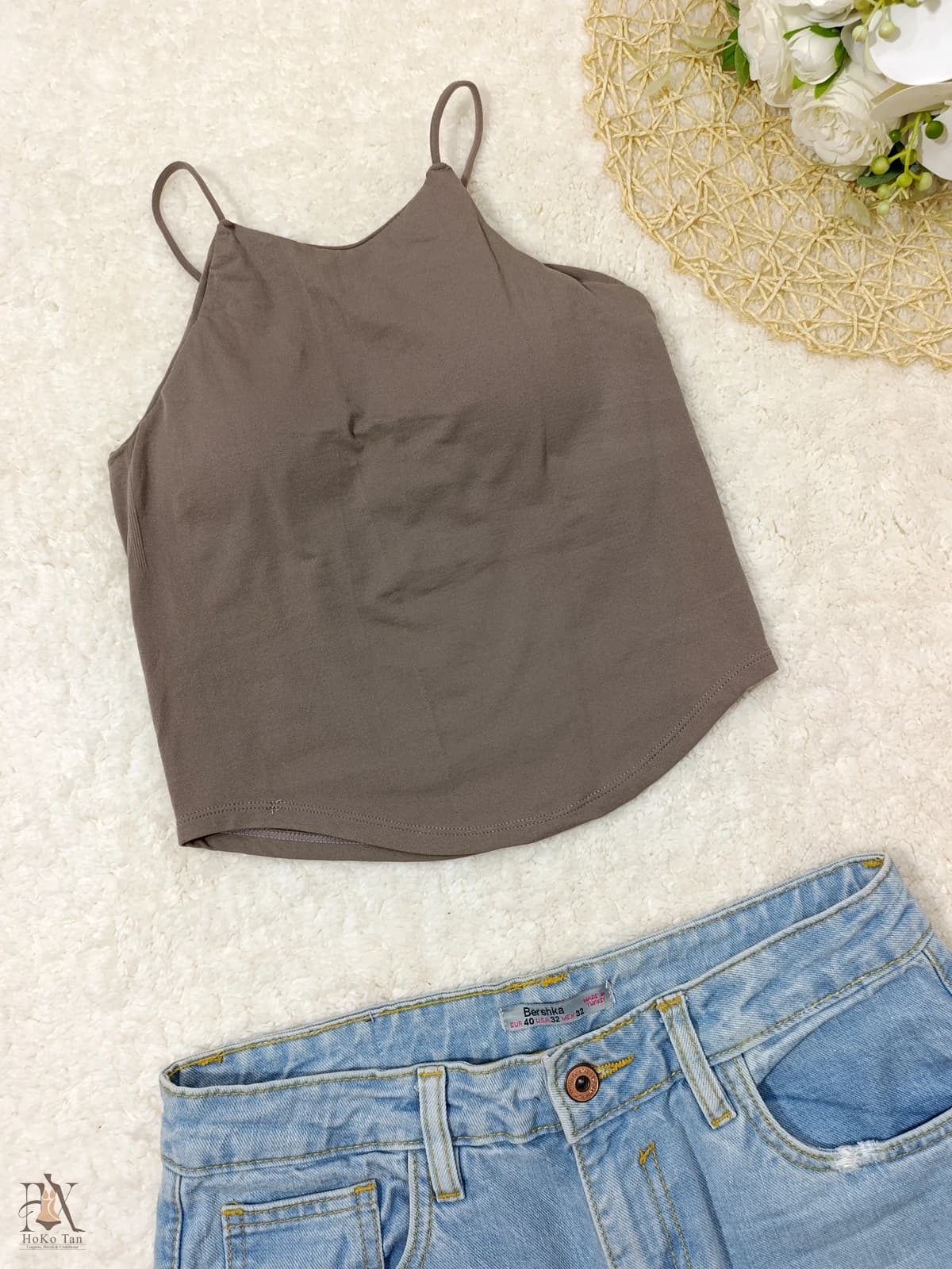 کراپ تاپ کاپدار بند ماکارونی کد 28 — تصویر ۶