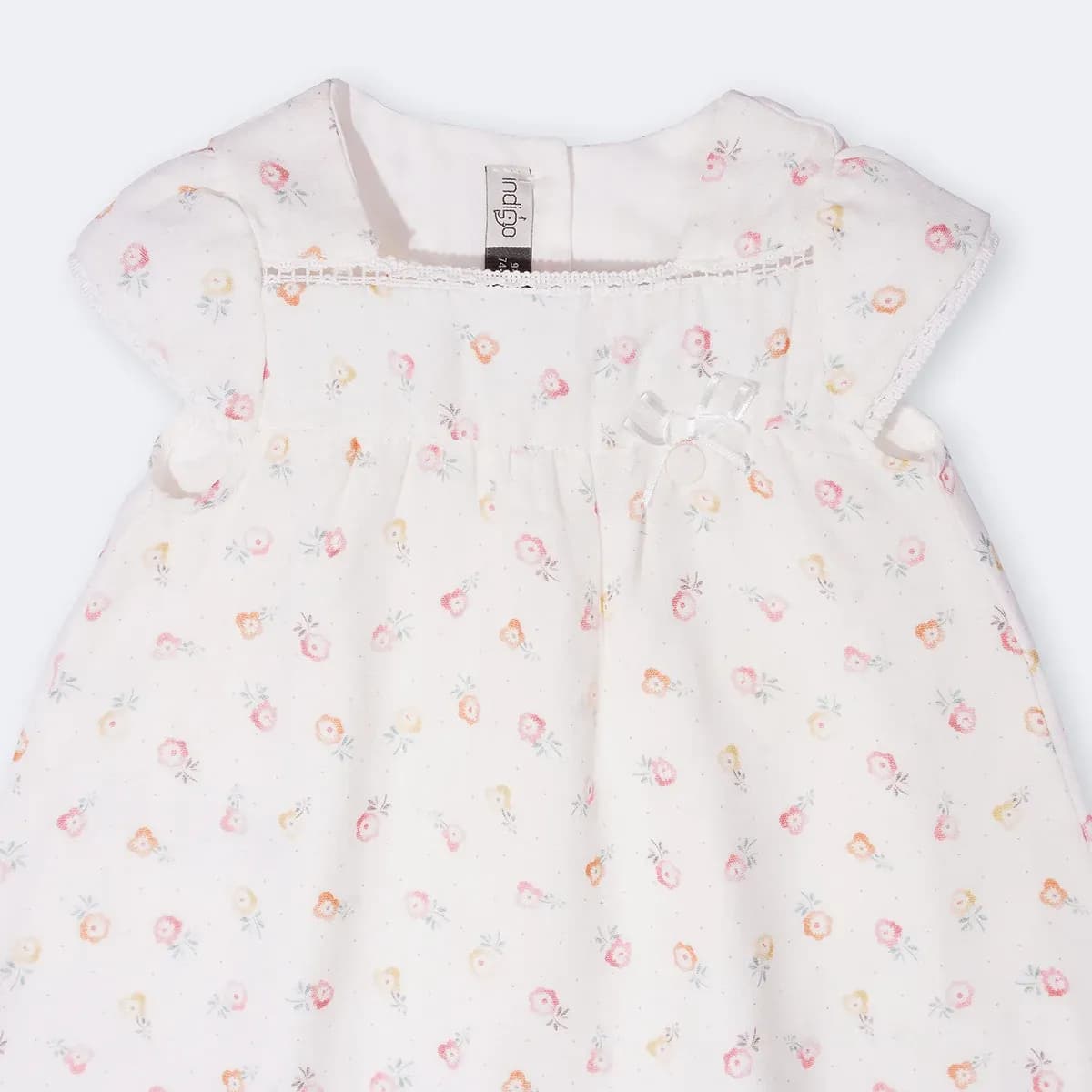 پیراهن دخترانه با تل و شورت طرح نیوشا — تصویر ۲