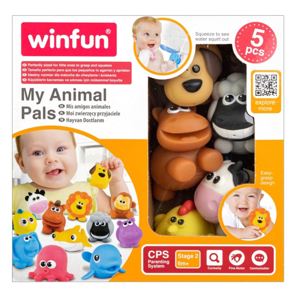 پوپت پنج عددی حیوانات مزرعه winfun