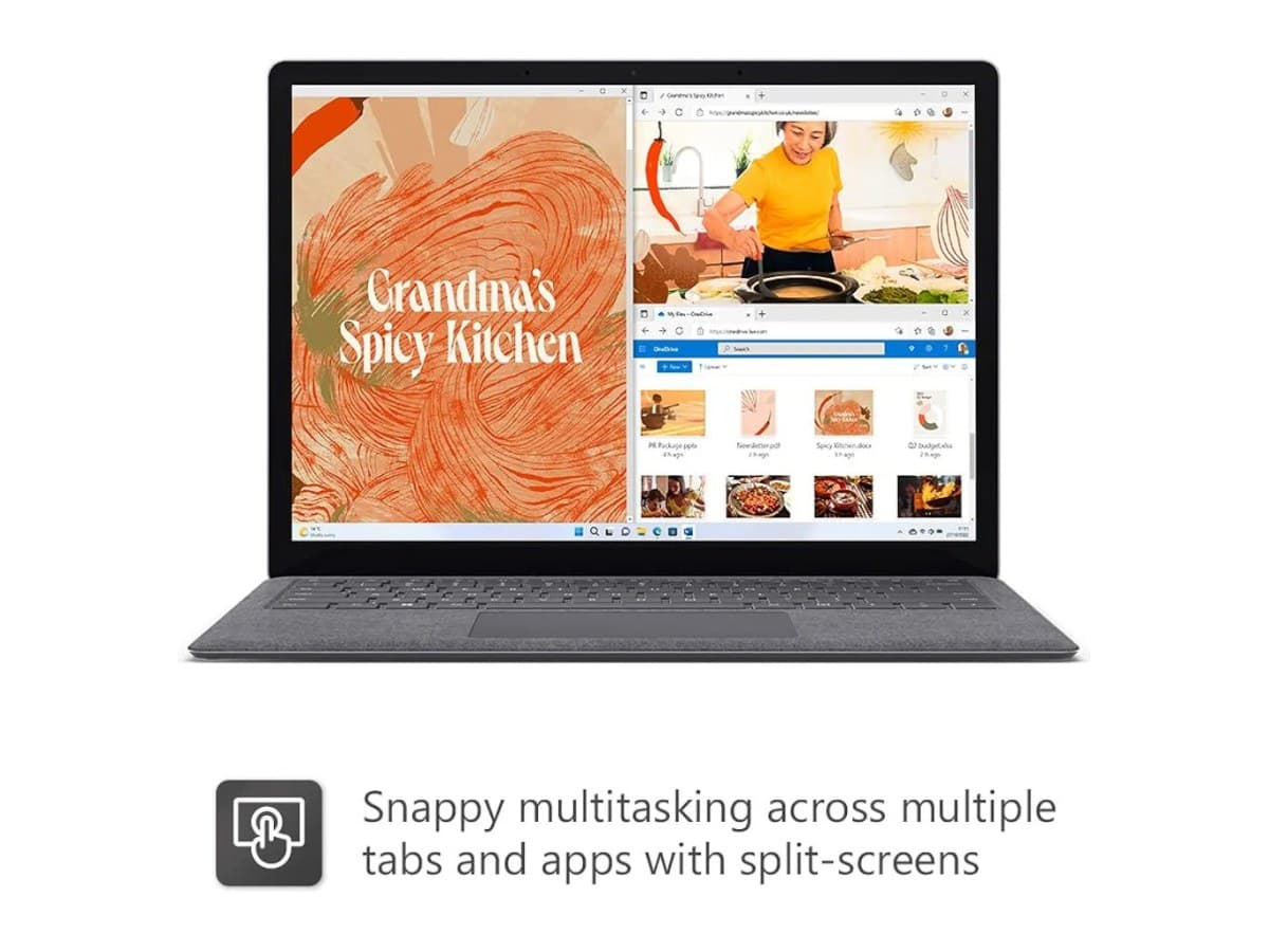 لپ تاپ استوک Microsoft Surface Laptop 5 | Core i7-1255U | 16GB LPDDR5x | 512GB SSD | Intel Iris Xe | 15 اینچ لمسی — تصویر ۵