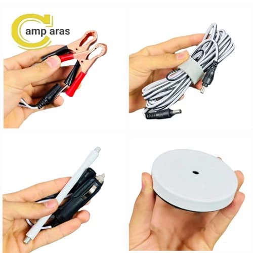 چراغ کمپینگ لنسری زینگارو مدل 08COB 50W ریموت دار — تصویر ۷