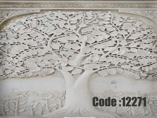 پوستر دیواری طرح درخت زندگی و راز سنگی
