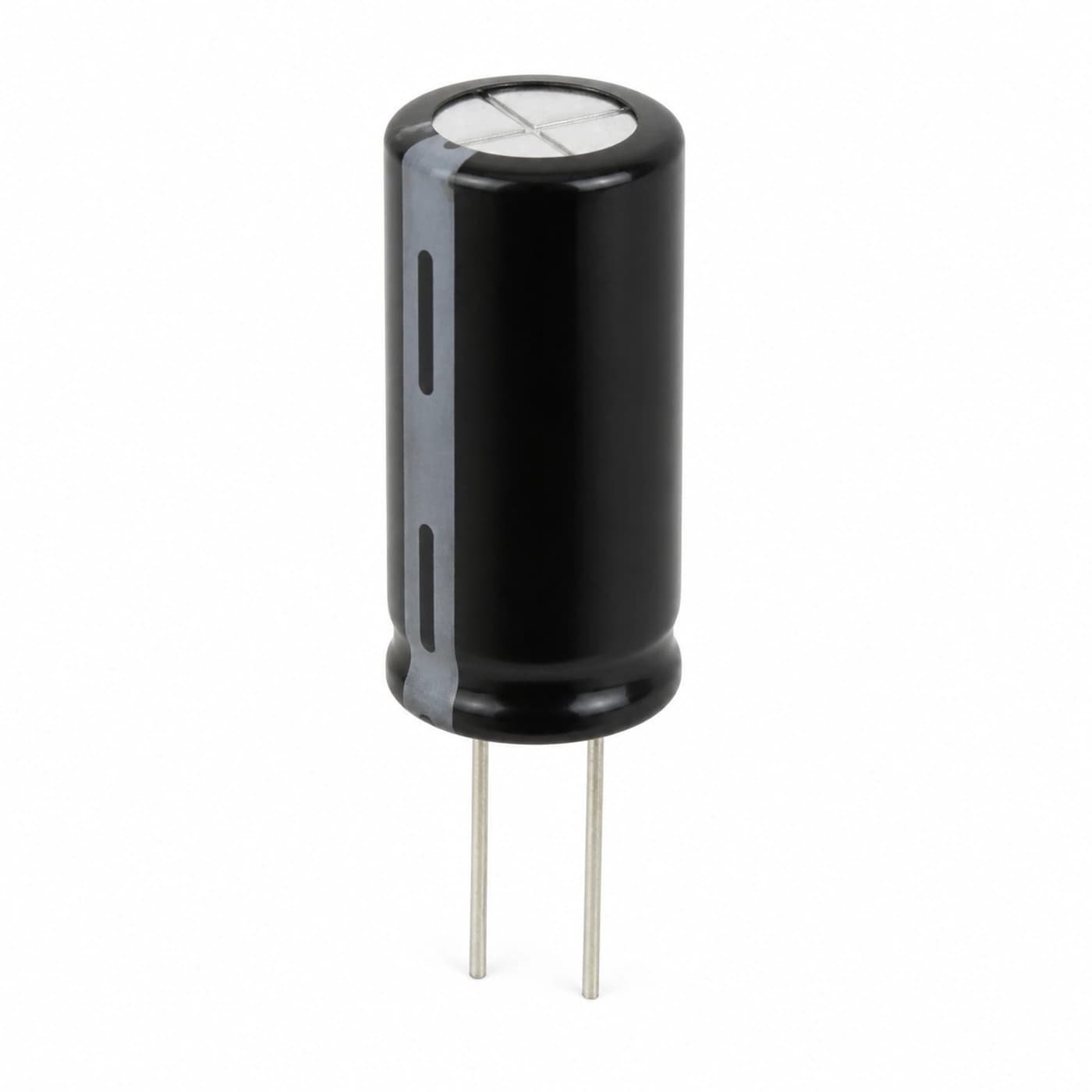 خازن الکترولیتی فوآی مدل FOAI 18uF 500V 10×20mm