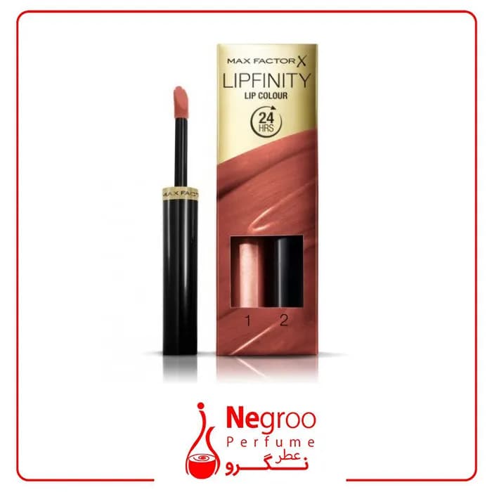 رژ لب بادوام مکس فکتور Max factor LIPFINITY LIP/اورجینال-رنگبندی