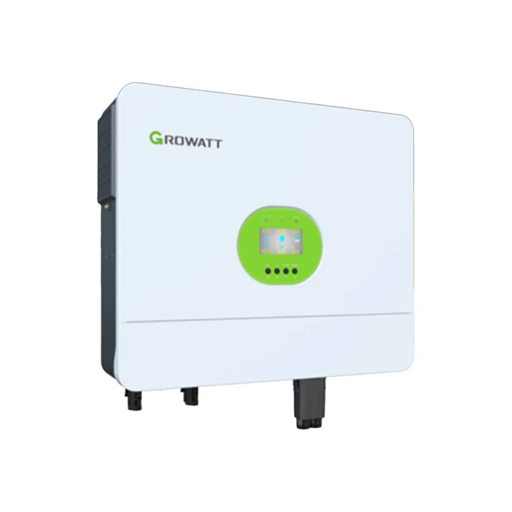سانورتر 6 کیلووات هیبرید 48 ولت 100 آمپر MPPT برند GROWATT مدل SPF 6000 ES-H