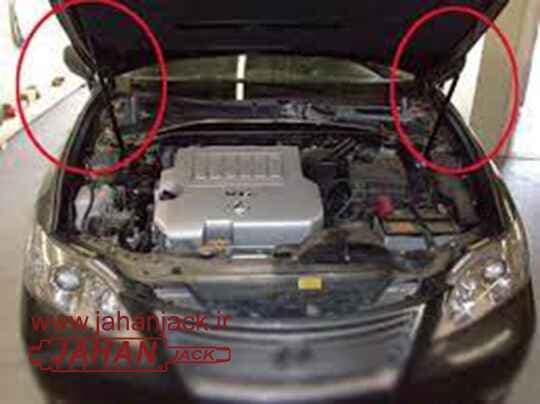 جک گازی درب موتور لکسوس ای اس ( Front Gas Jack Lexus ES ) — تصویر ۲