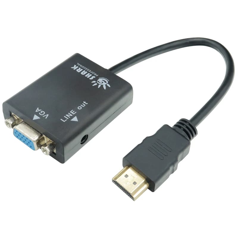 مبدل HDMI به VGA شارک مدل VIDEO-CONVERTOR کد 951 — تصویر ۳