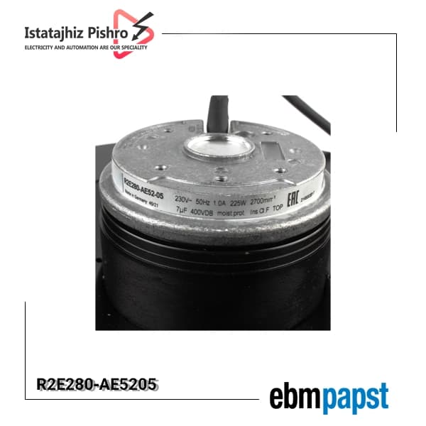 فن سانتریفیوژ EBM Papst مدل R2E280‑AE52‑05 — تصویر ۳