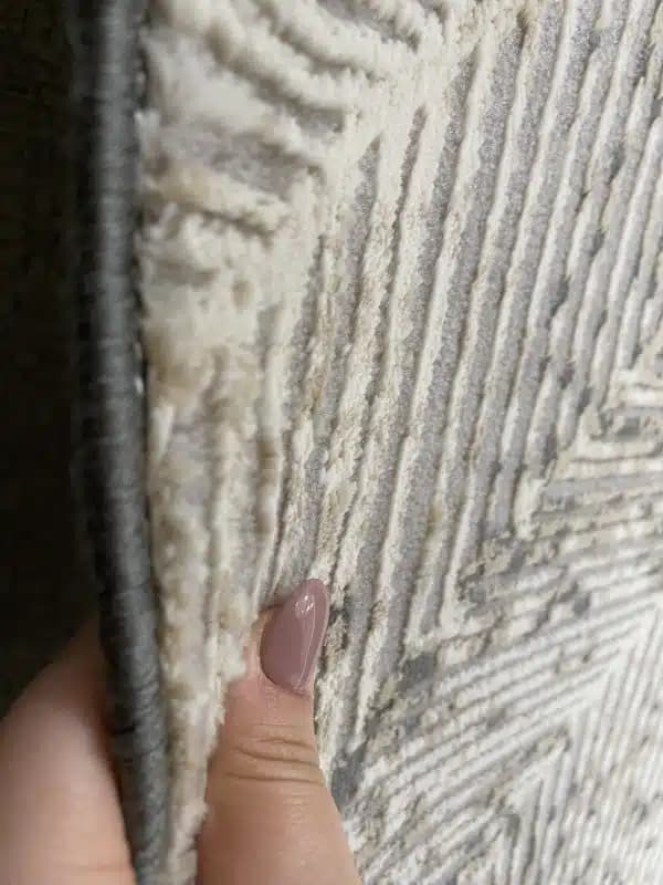 فرش فانتزی وینتیج با طراحی جدید و رنگ خنثی کد 218 — تصویر ۴