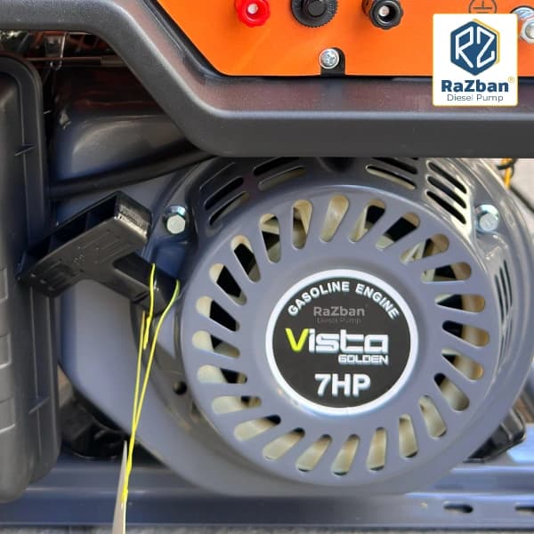 موتور برق بنزینی ویستا 3.5 کیلووات مدل V3800 تک فاز هندلی — تصویر ۷