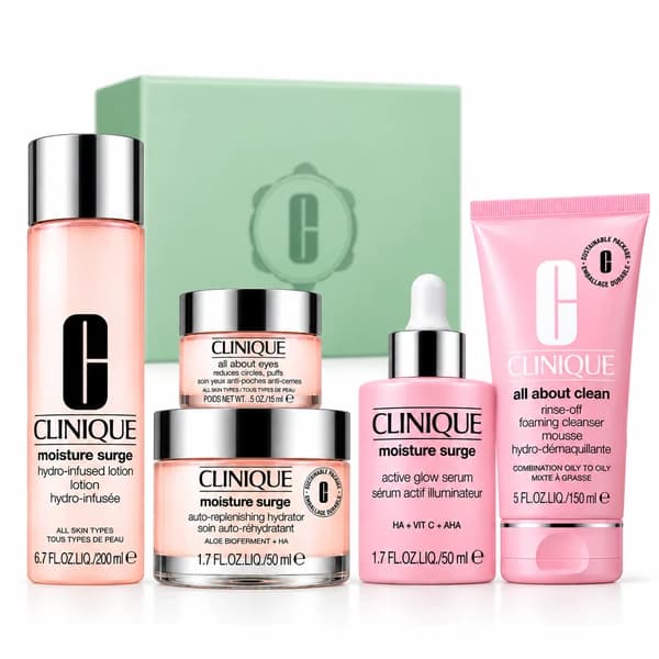 ست هدیه آبرسان و مراقبت پوست کلینیک Moisture Surge شامل 5 محصول