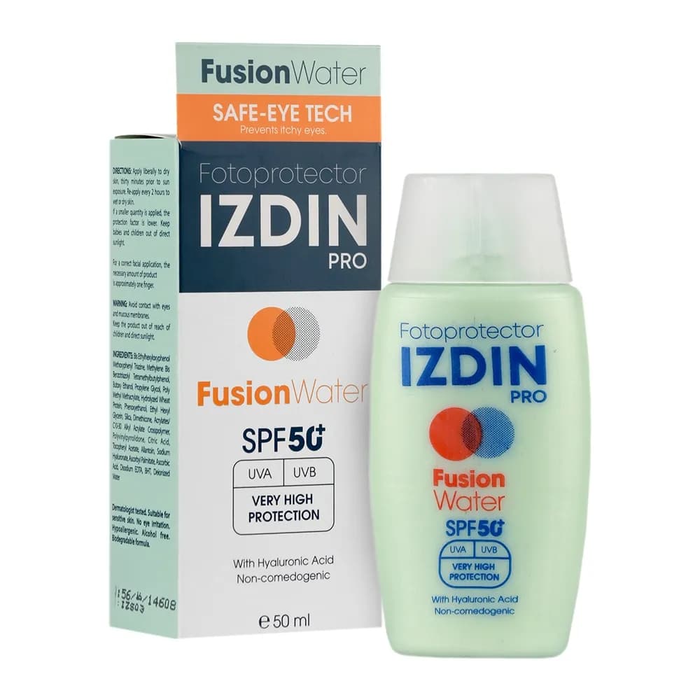 کرم ضد آفتاب بی رنگ SPF50 ایزدین پرو