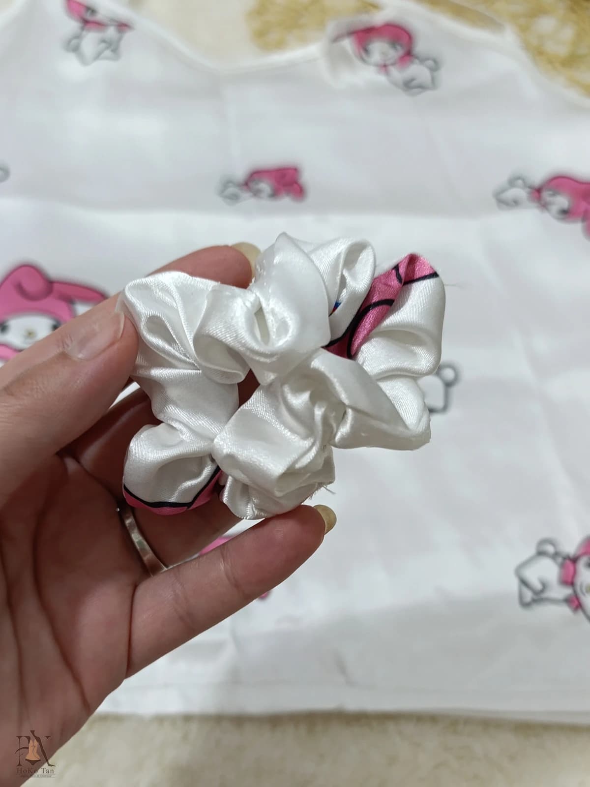 تاپ و شورتک ساتن سایز بزرگ عروسکی کد 72 — تصویر ۳