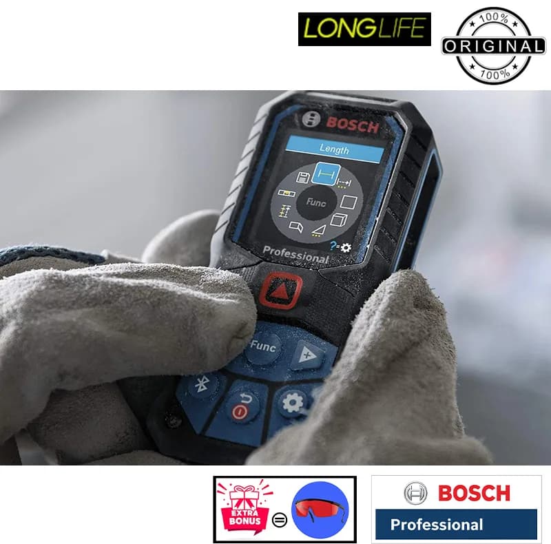متر لیزری بوش مدل GLM 50-27 C + Red Glass Laser برد 50 متر — تصویر ۶